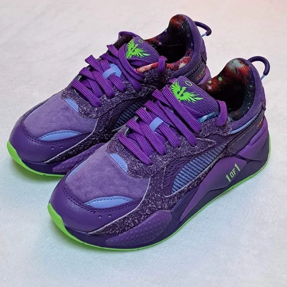 Purple Puma Rs X Galaxy Puma Shoes Lamelo Ball X Puma Rsx